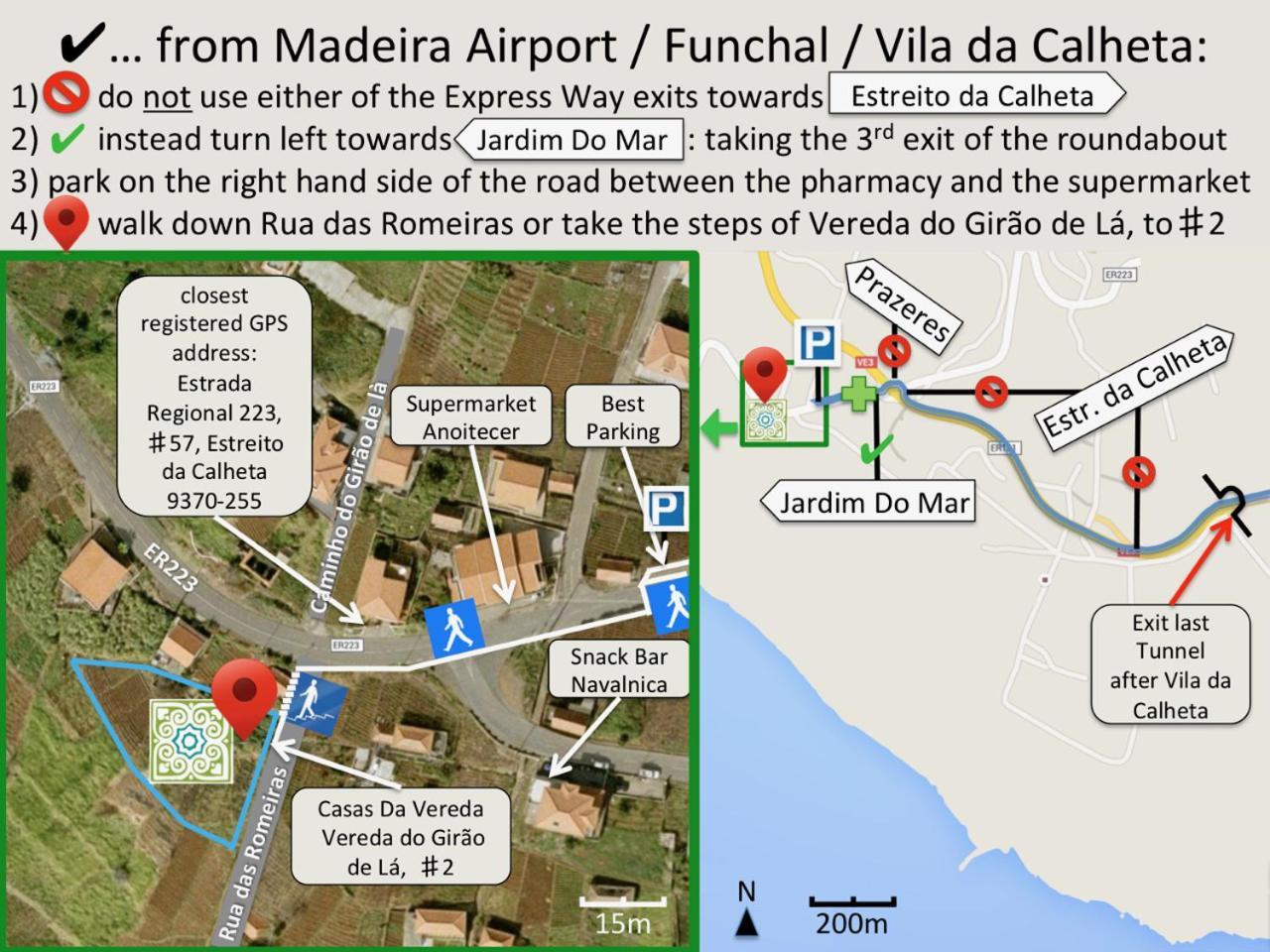 Casas Da Vereda Estreito Da Calheta 外观 照片